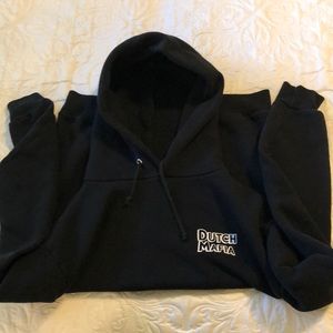 Dutch Bros Black Hoodie Sz S